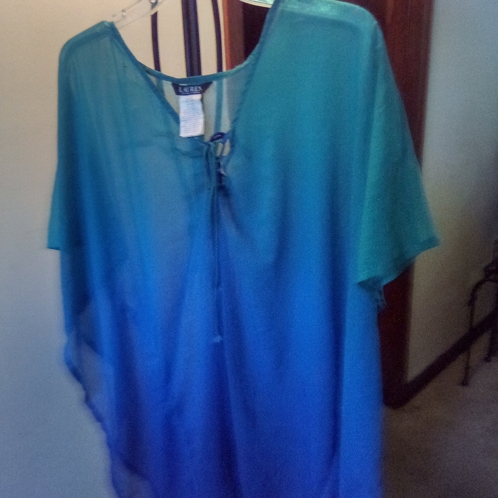 Ralph Lauren sheer top